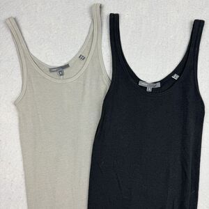 Vince Women's Tank Tops in Black and Cream